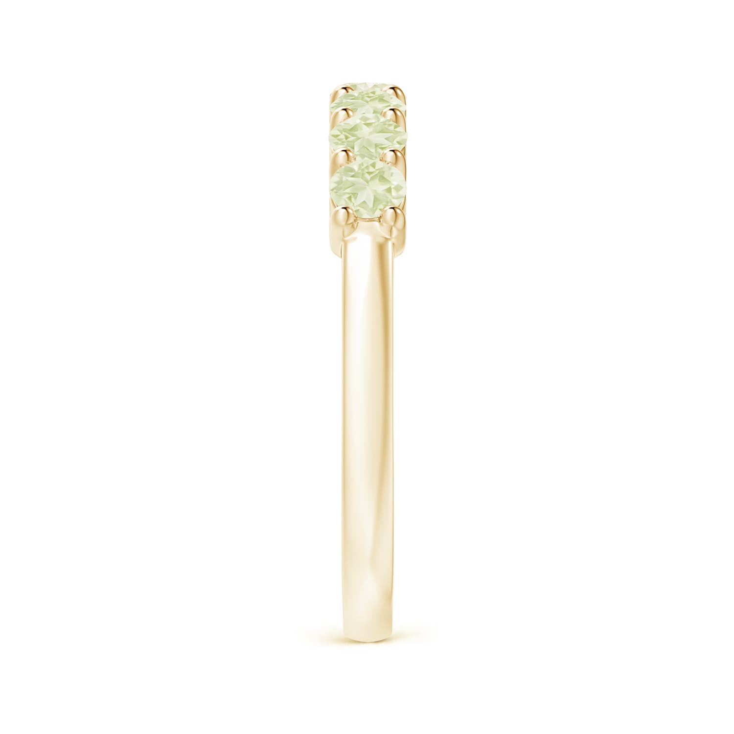 A - Peridot / 0.84 CT / 14 KT Yellow Gold