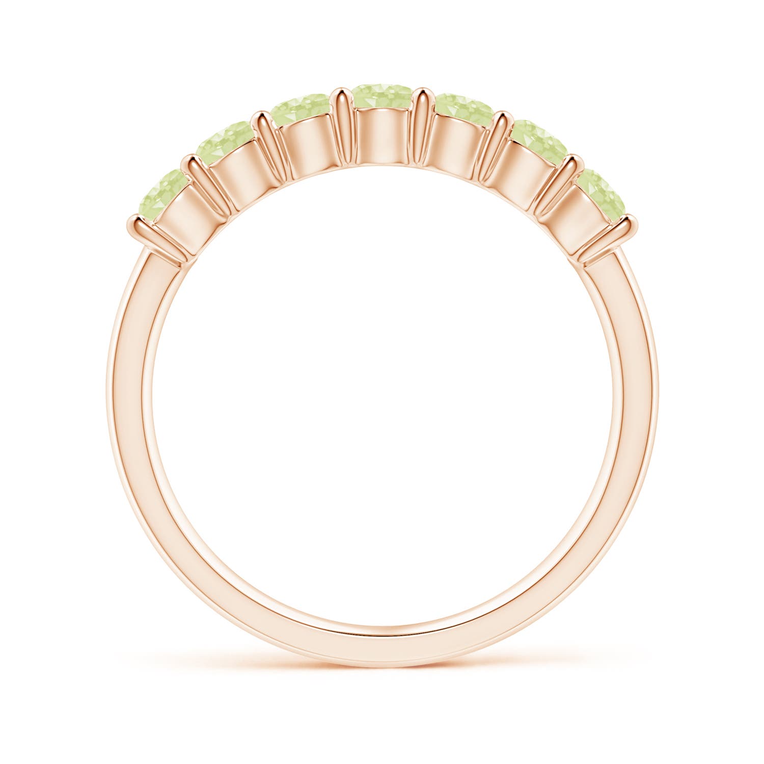 AA - Peridot / 0.84 CT / 14 KT Rose Gold