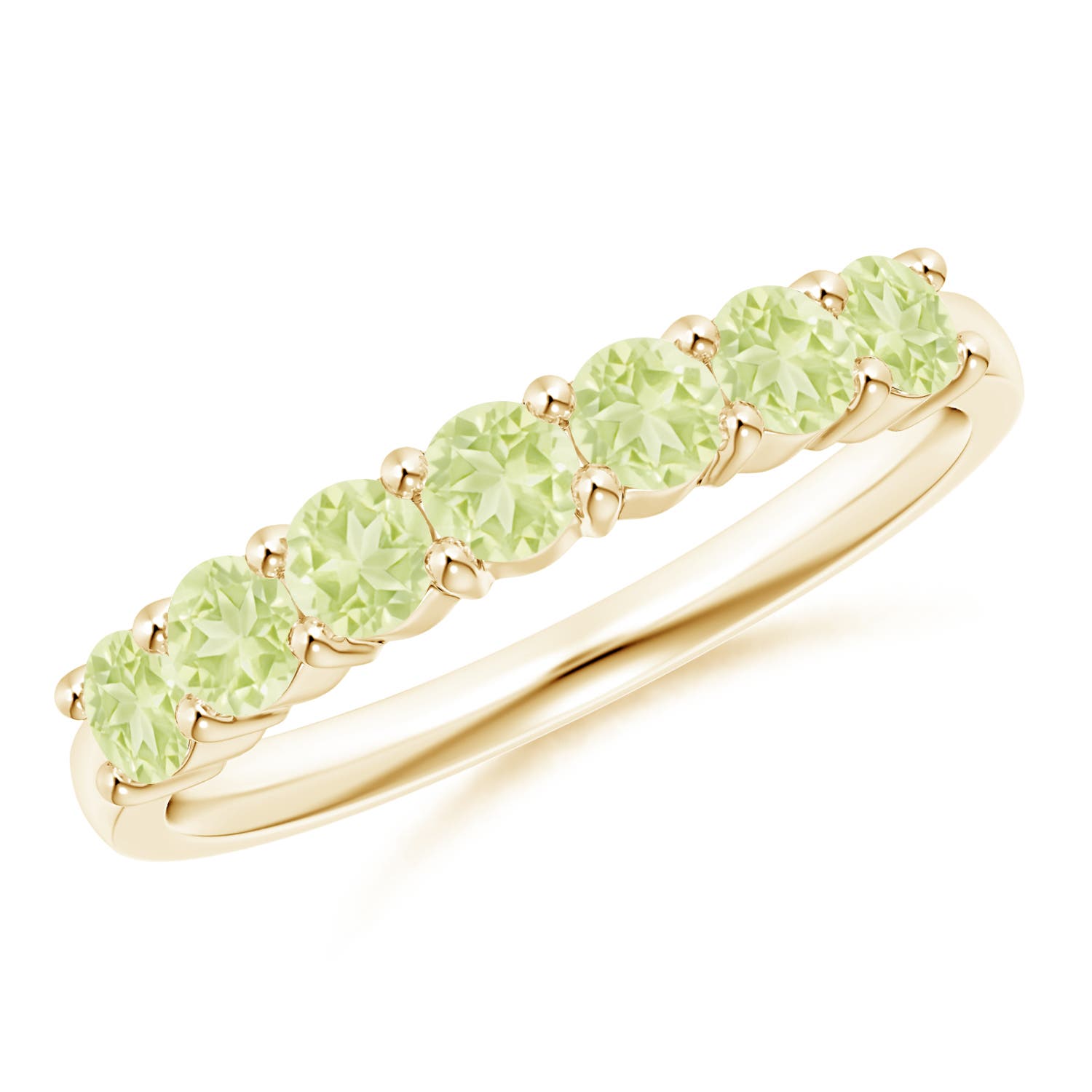 AA - Peridot / 0.84 CT / 14 KT Yellow Gold