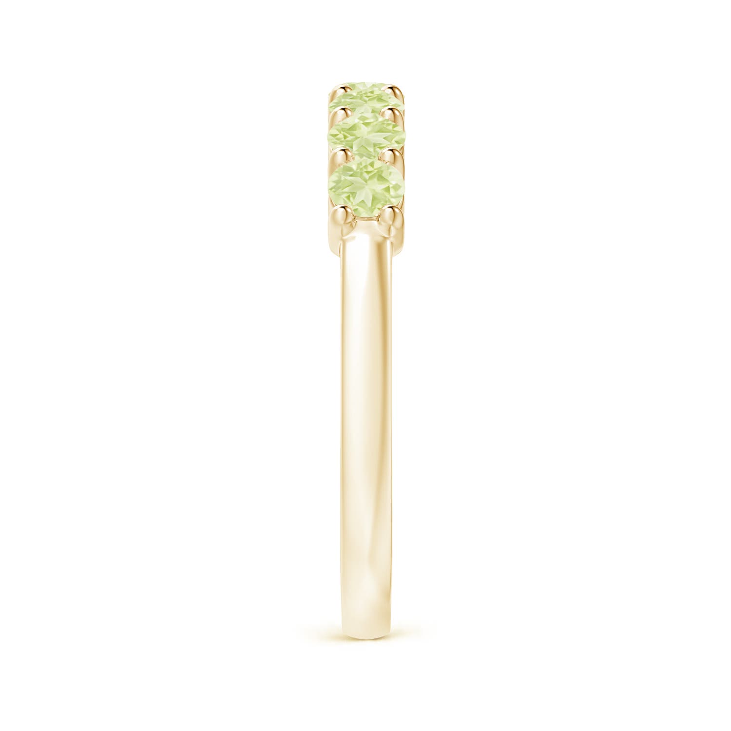 AA - Peridot / 0.84 CT / 14 KT Yellow Gold