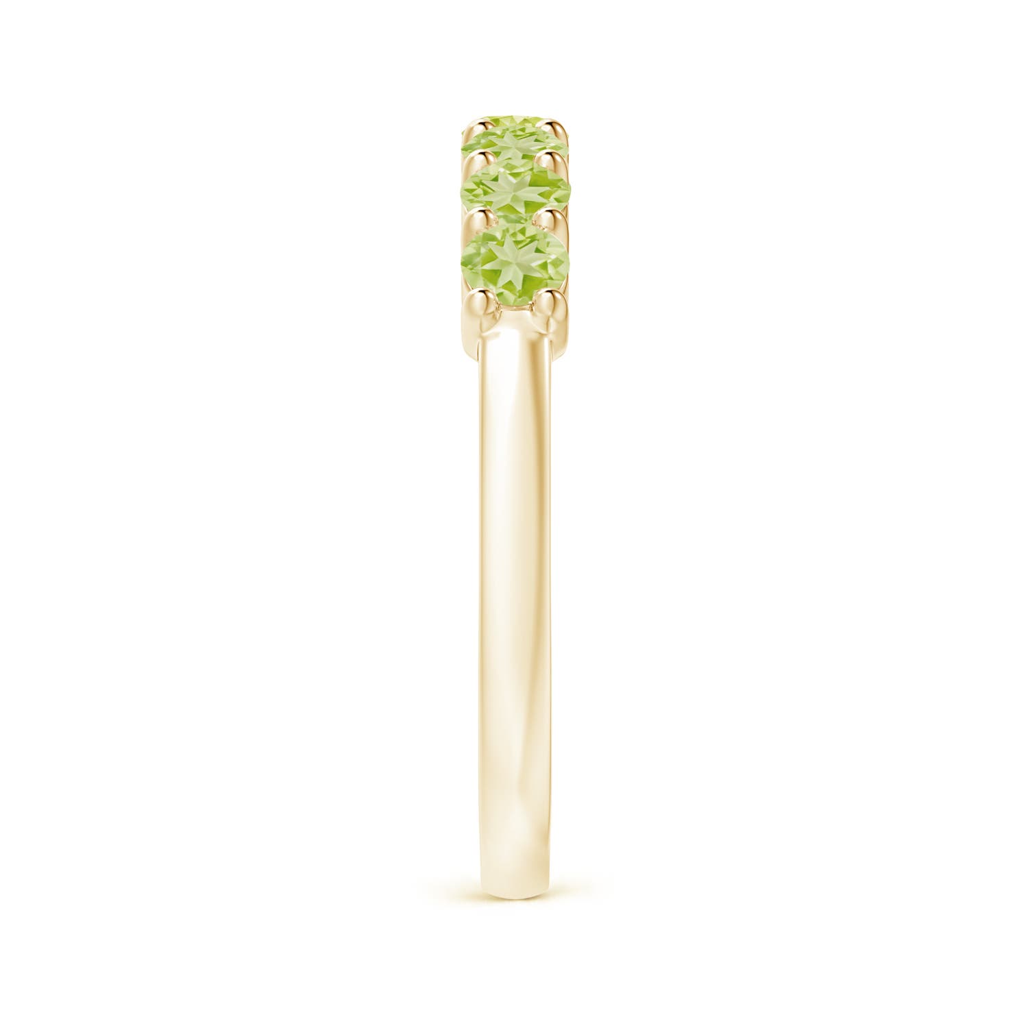 AAA - Peridot / 0.84 CT / 14 KT Yellow Gold