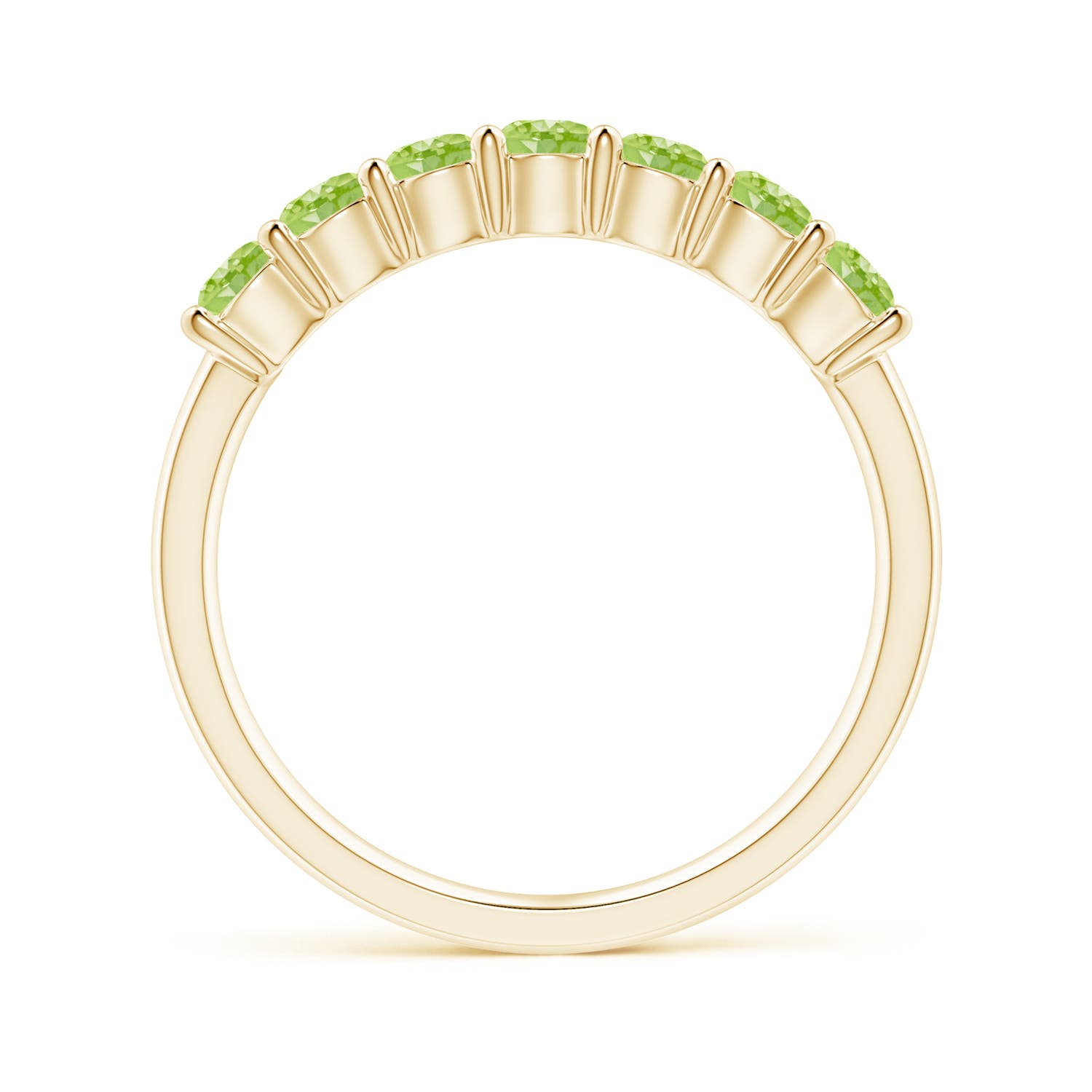 AAAA - Peridot / 0.84 CT / 14 KT Yellow Gold