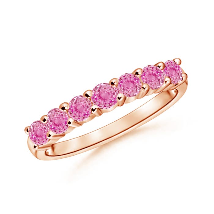 AA - Pink Sapphire / 0.98 CT / 14 KT Rose Gold