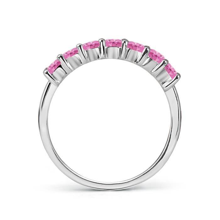 AA - Pink Sapphire / 0.98 CT / 14 KT White Gold