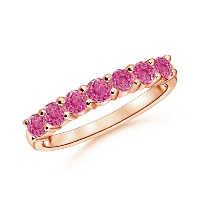 AAA - Pink Sapphire / 0.98 CT / 14 KT Rose Gold