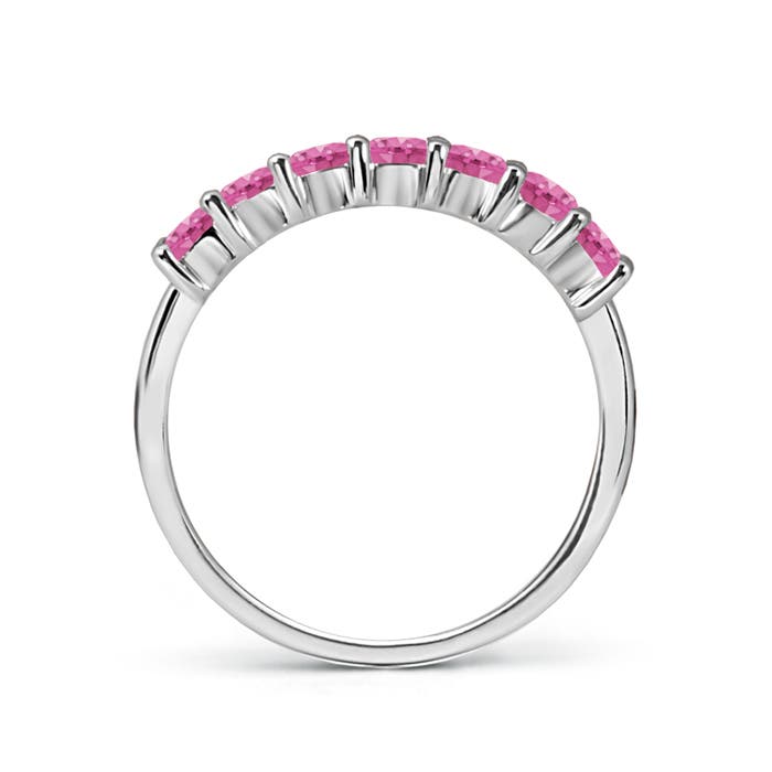 AAA - Pink Sapphire / 0.98 CT / 14 KT White Gold