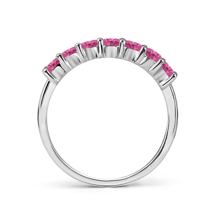 AAAA - Pink Sapphire / 0.98 CT / 14 KT White Gold