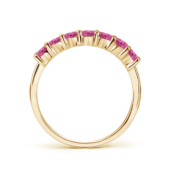 AAAA - Pink Sapphire / 0.98 CT / 14 KT Yellow Gold