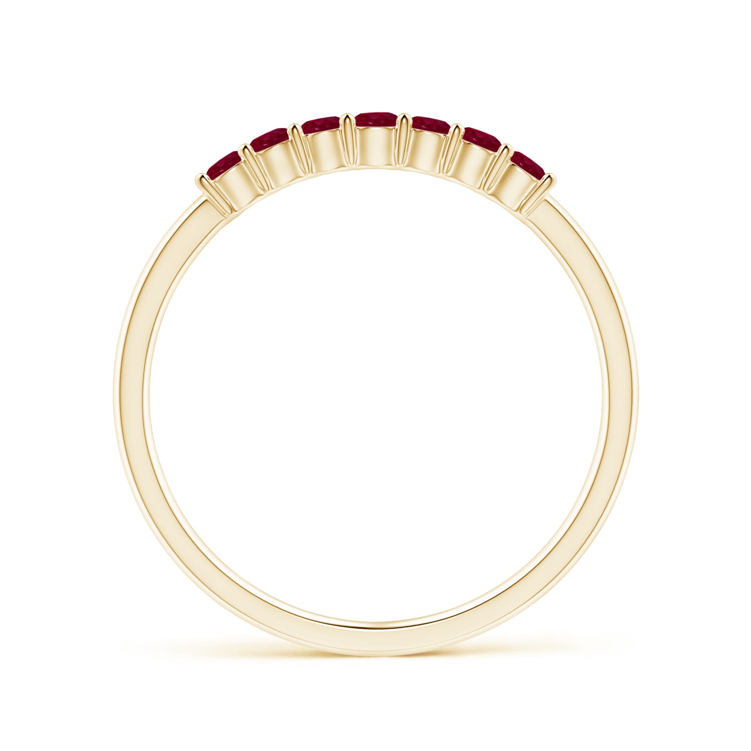 A - Ruby / 0.35 CT / 14 KT Yellow Gold