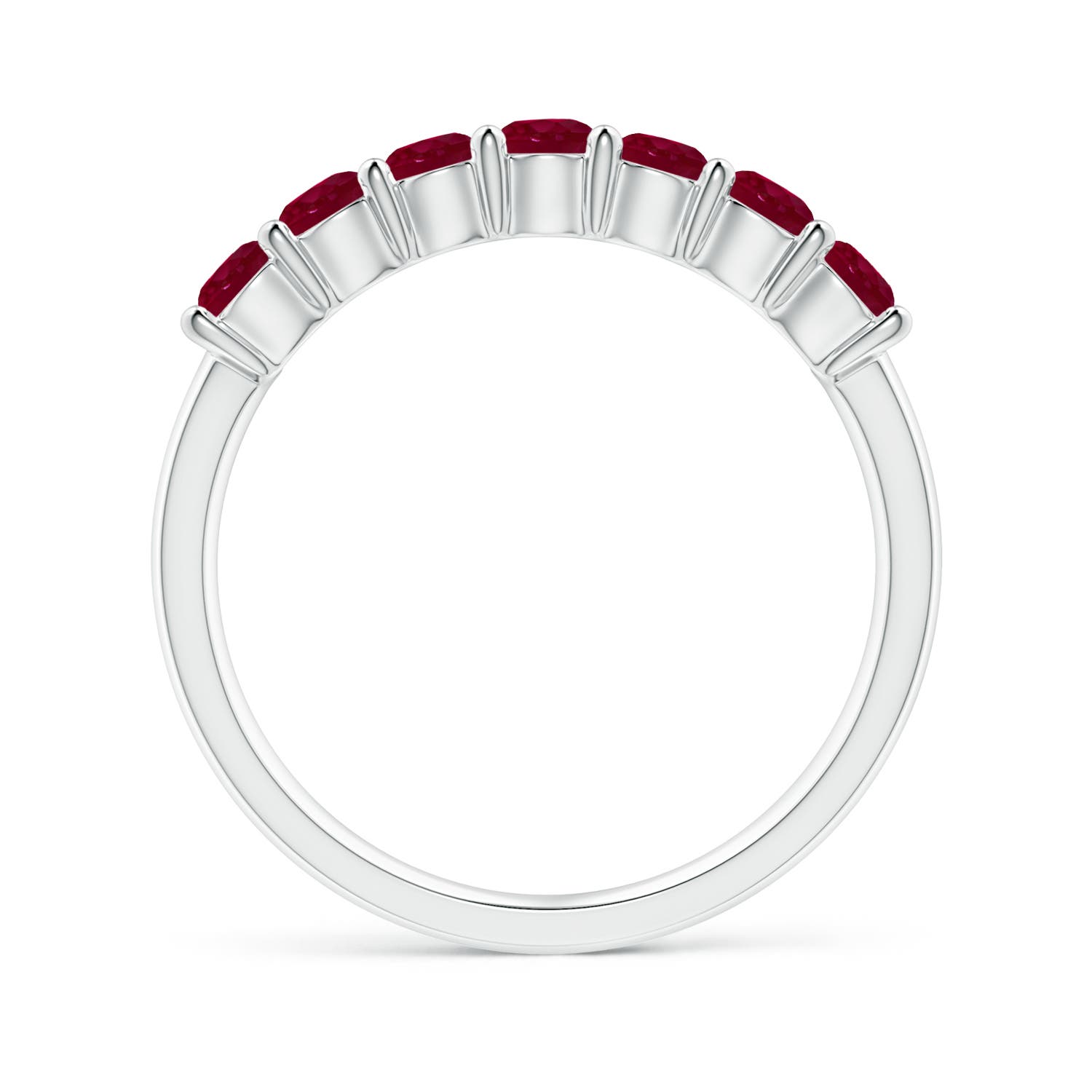 A - Ruby / 1.05 CT / 14 KT White Gold