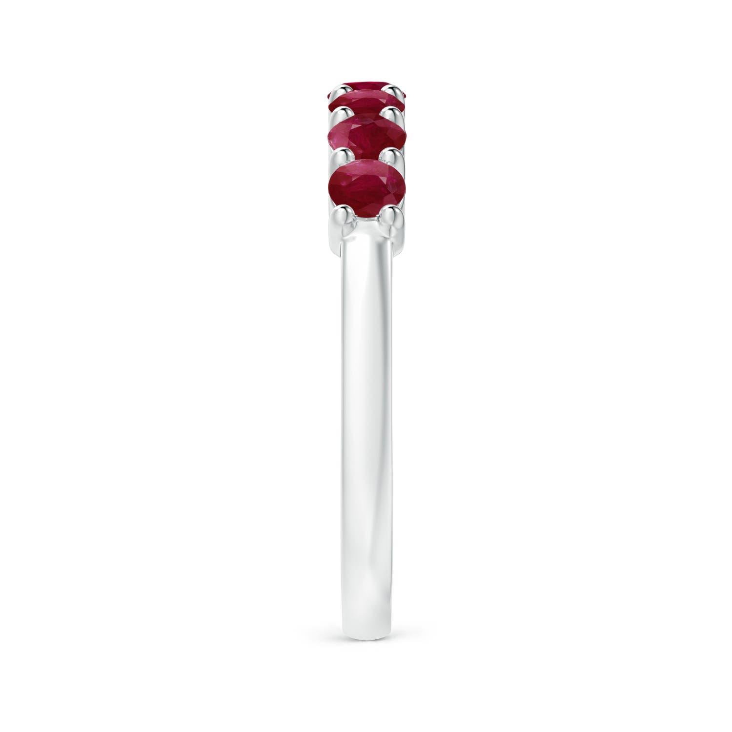 A - Ruby / 1.05 CT / 14 KT White Gold