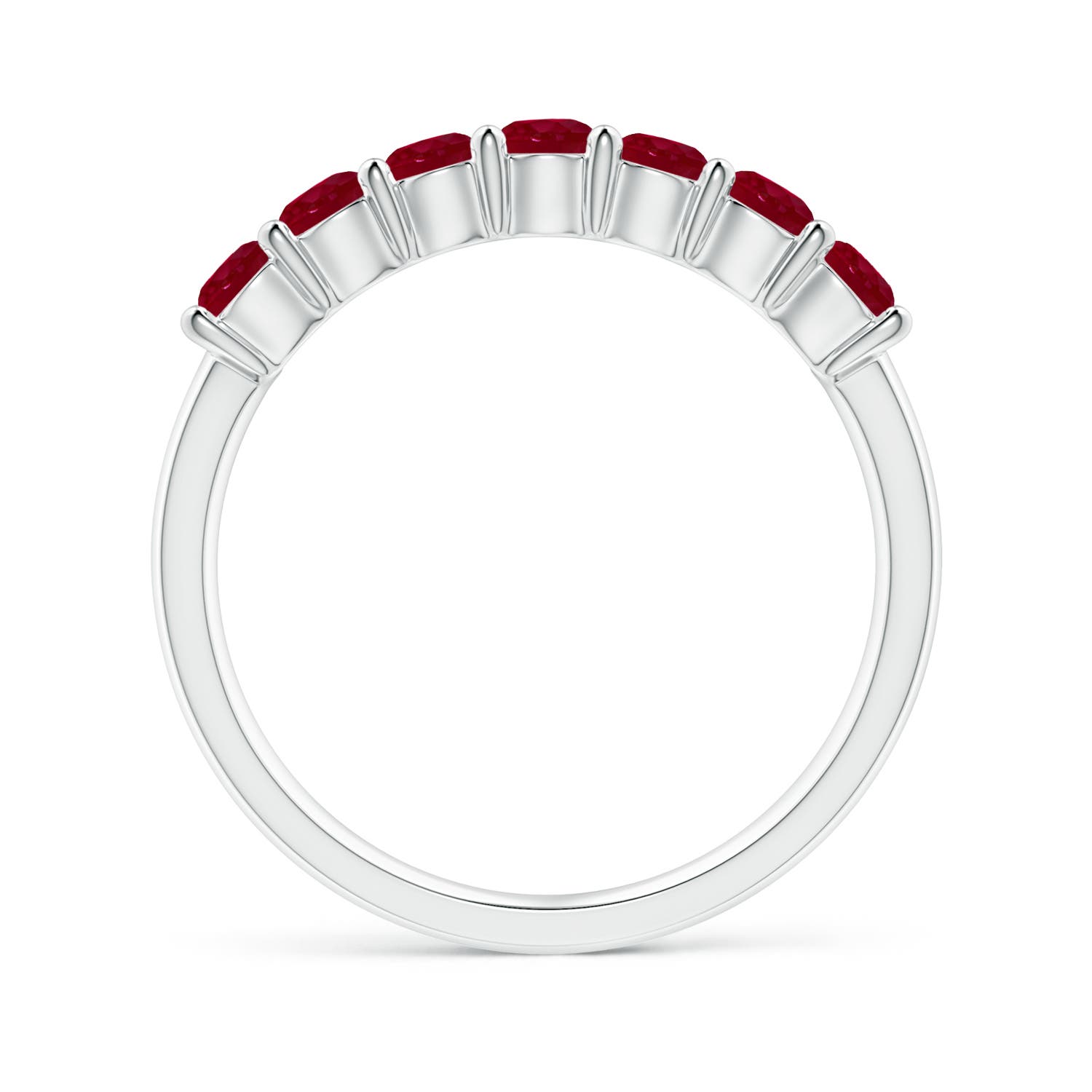 AA - Ruby / 1.05 CT / 14 KT White Gold