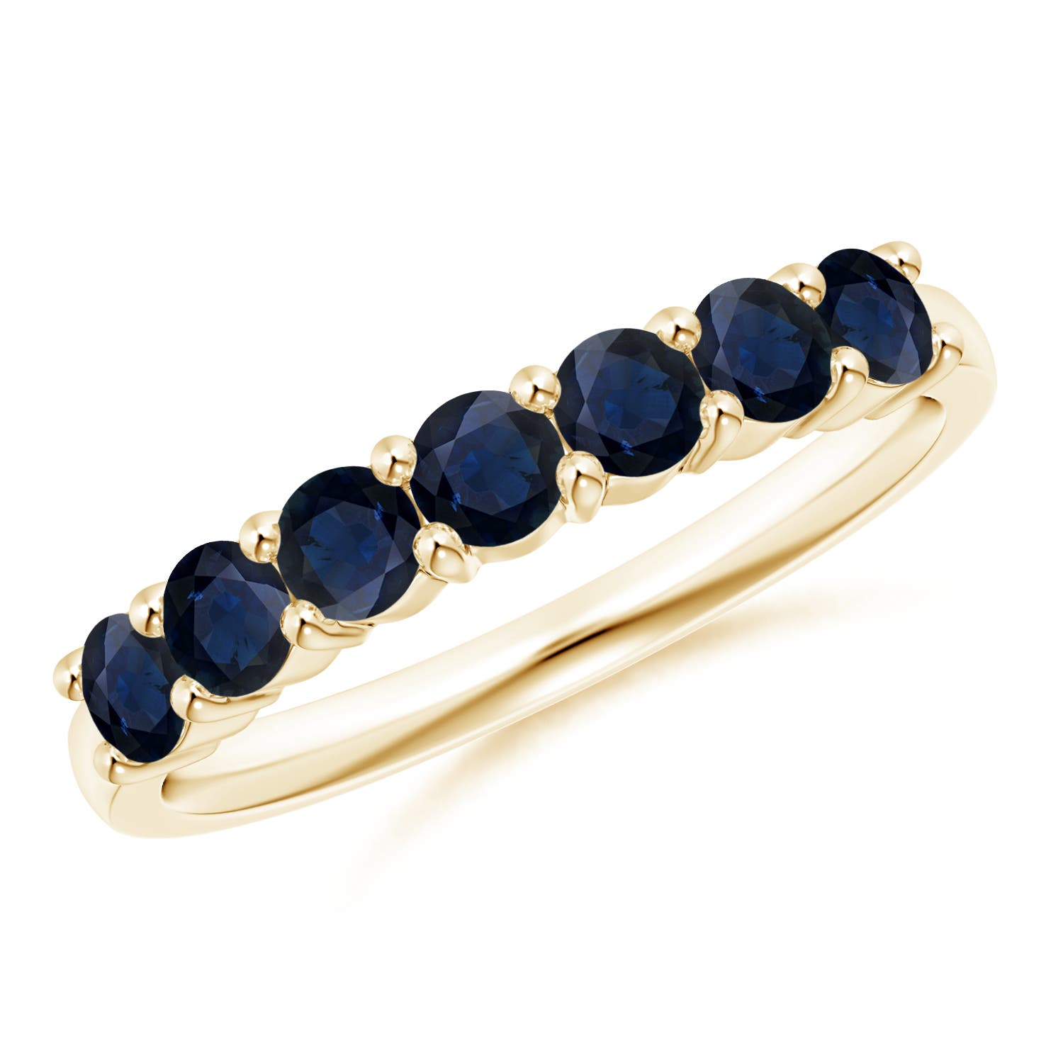 A - Blue Sapphire / 0.98 CT / 14 KT Yellow Gold