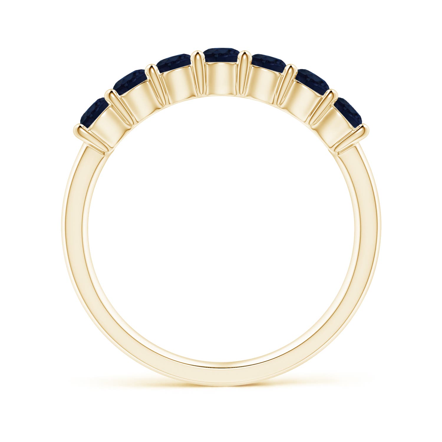 A - Blue Sapphire / 0.98 CT / 14 KT Yellow Gold