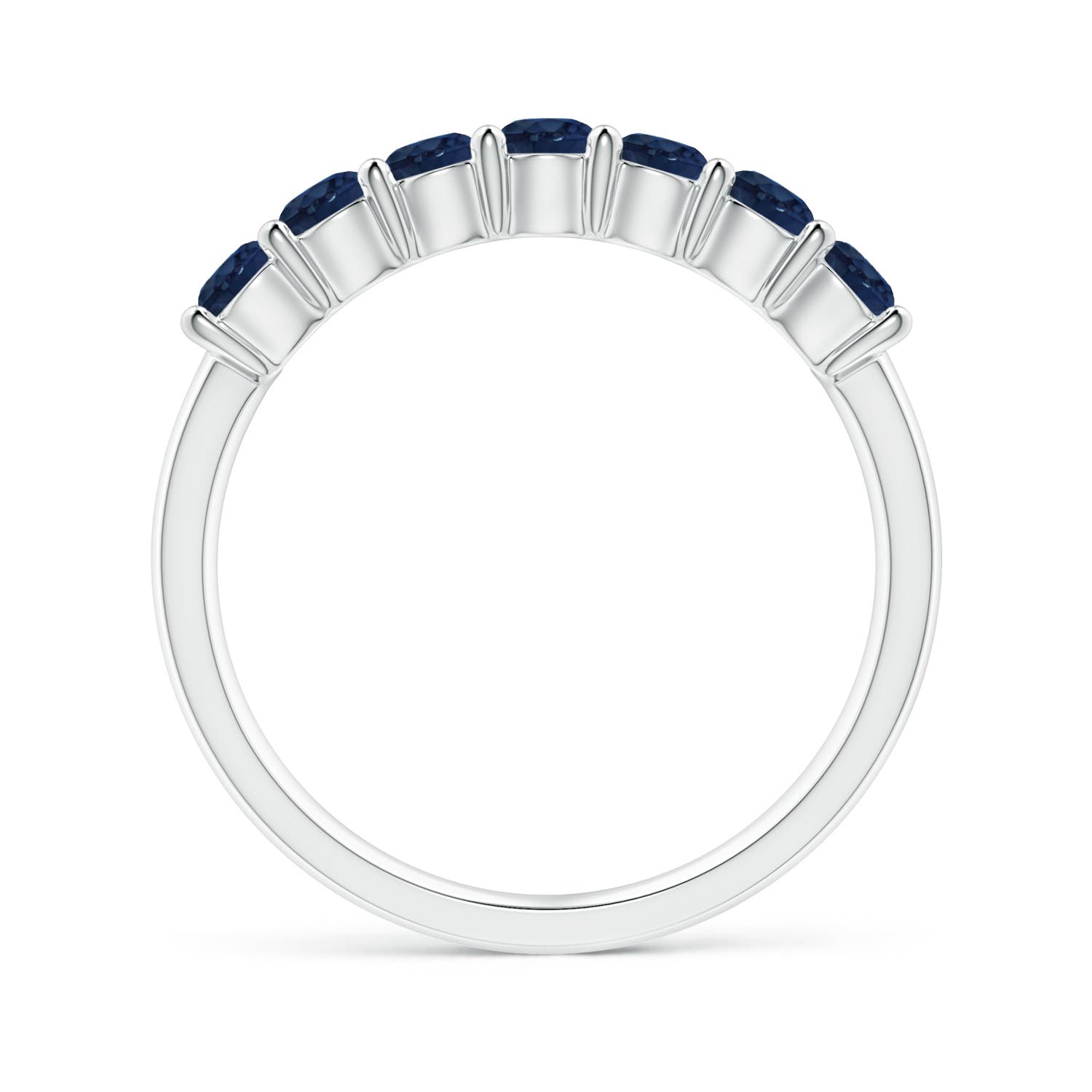 AA - Blue Sapphire / 0.98 CT / 14 KT White Gold