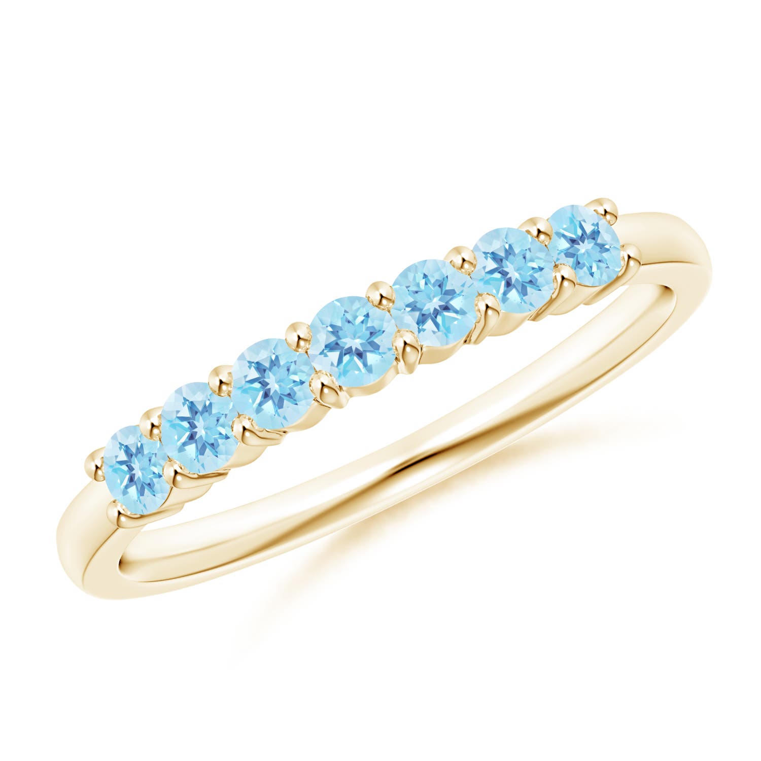 A - Swiss Blue Topaz / 0.56 CT / 14 KT Yellow Gold