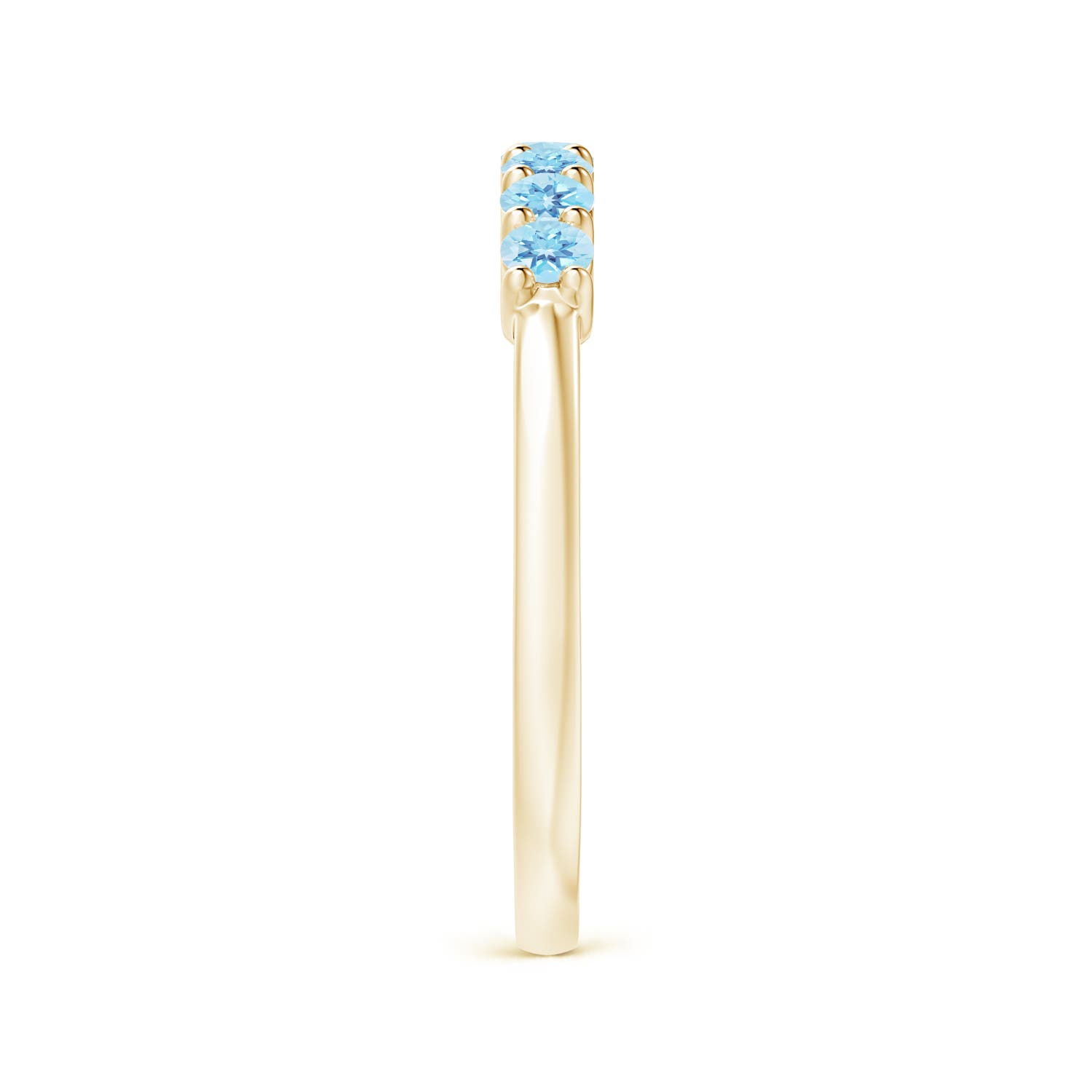 A - Swiss Blue Topaz / 0.56 CT / 14 KT Yellow Gold