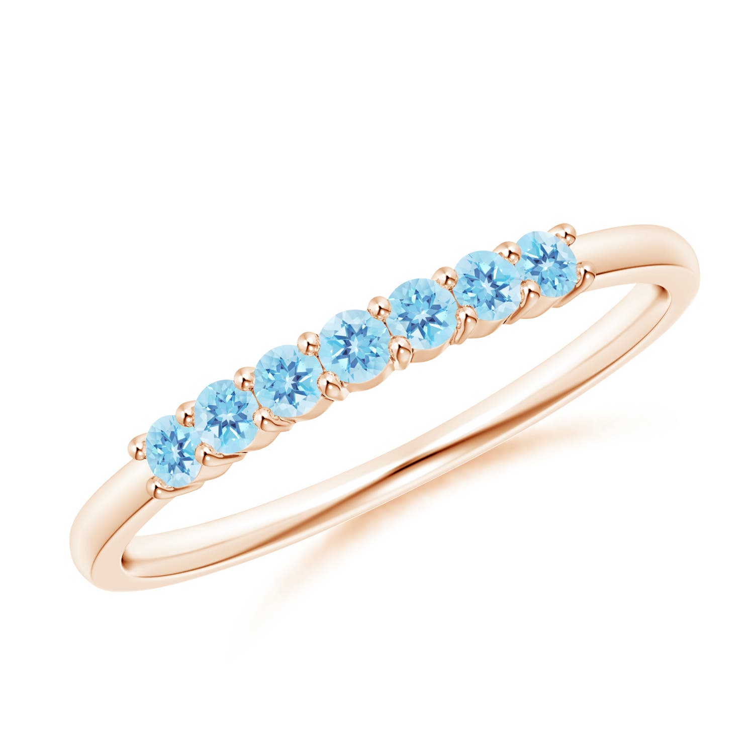 AA - Swiss Blue Topaz / 0.28 CT / 14 KT Rose Gold