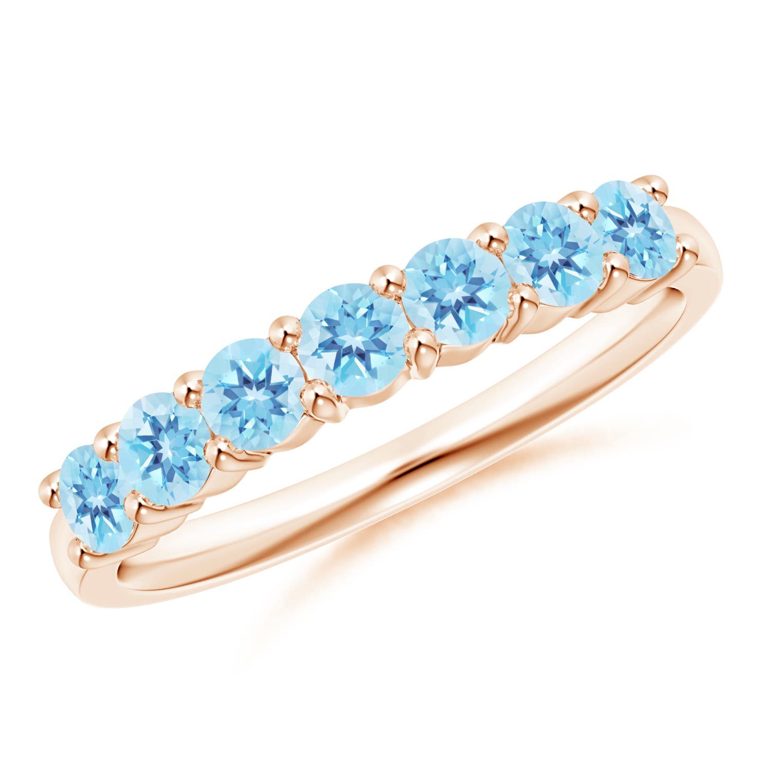 AA - Swiss Blue Topaz / 0.98 CT / 14 KT Rose Gold