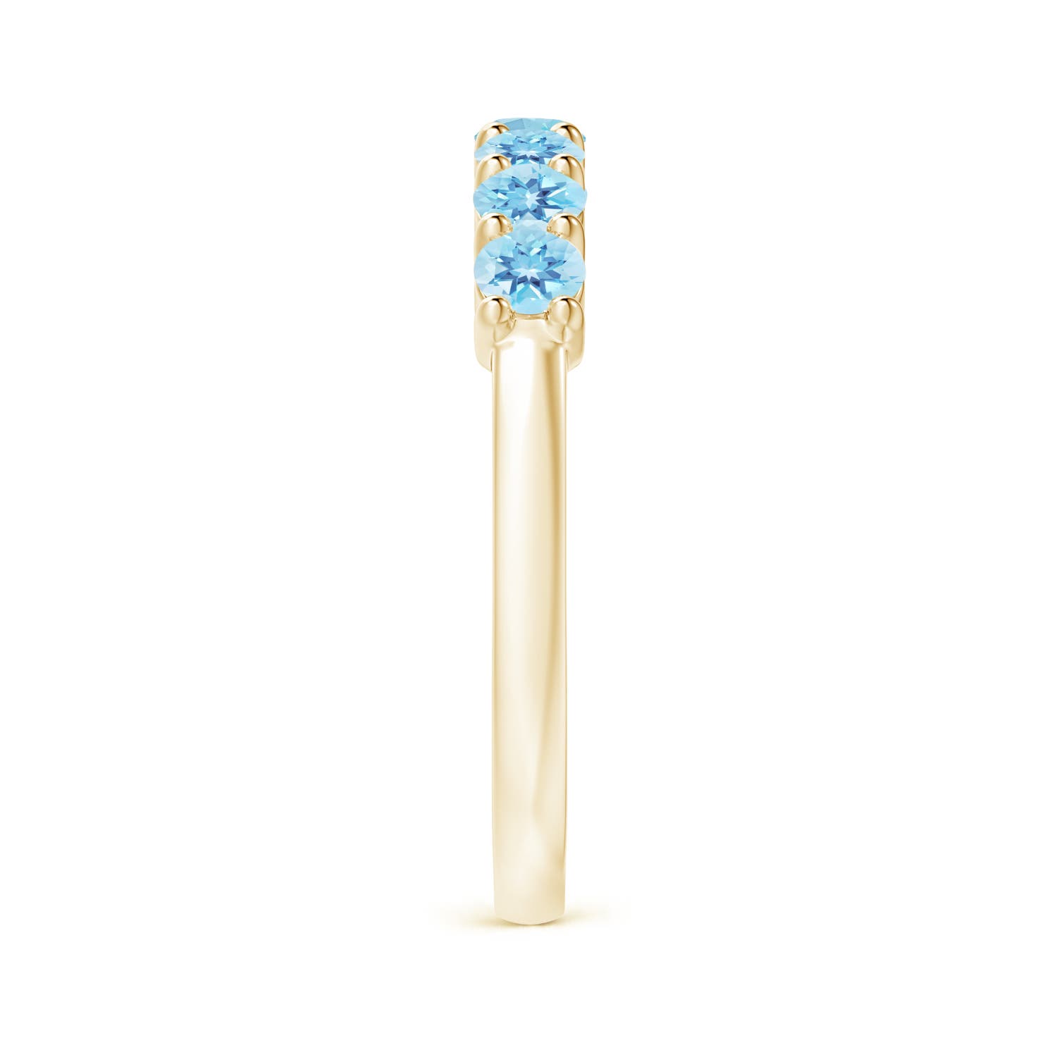 AA - Swiss Blue Topaz / 0.98 CT / 14 KT Yellow Gold