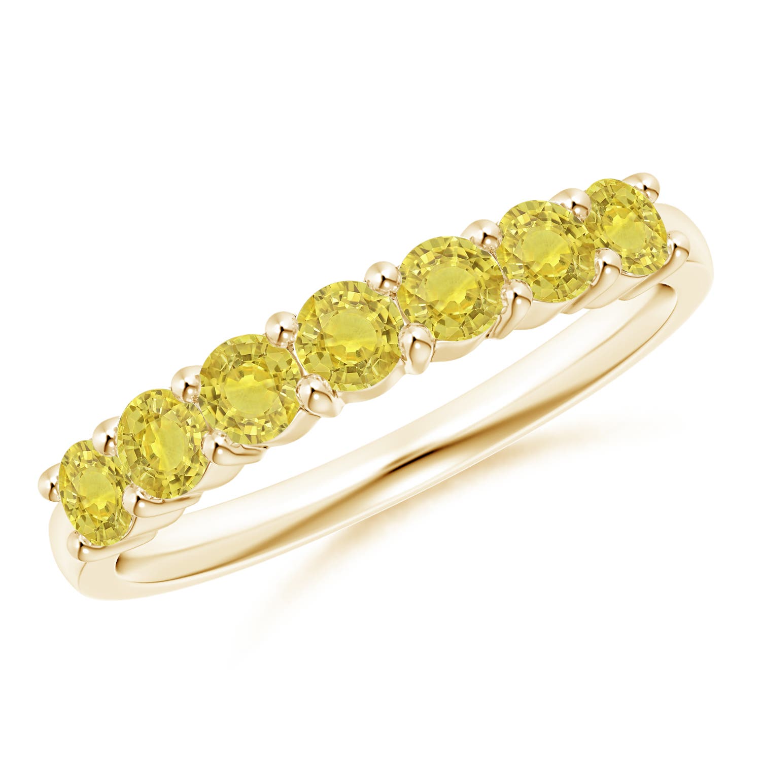 AA - Yellow Sapphire / 0.84 CT / 14 KT Yellow Gold