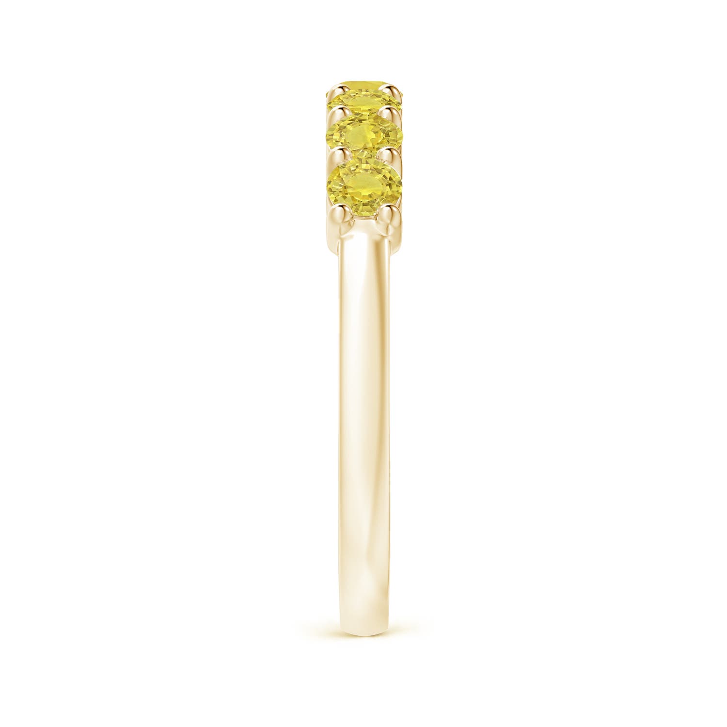 AA - Yellow Sapphire / 0.84 CT / 14 KT Yellow Gold