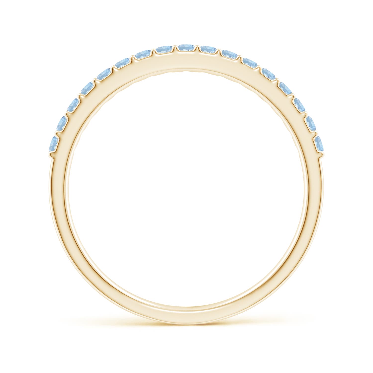 AA - Aquamarine / 0.26 CT / 14 KT Yellow Gold