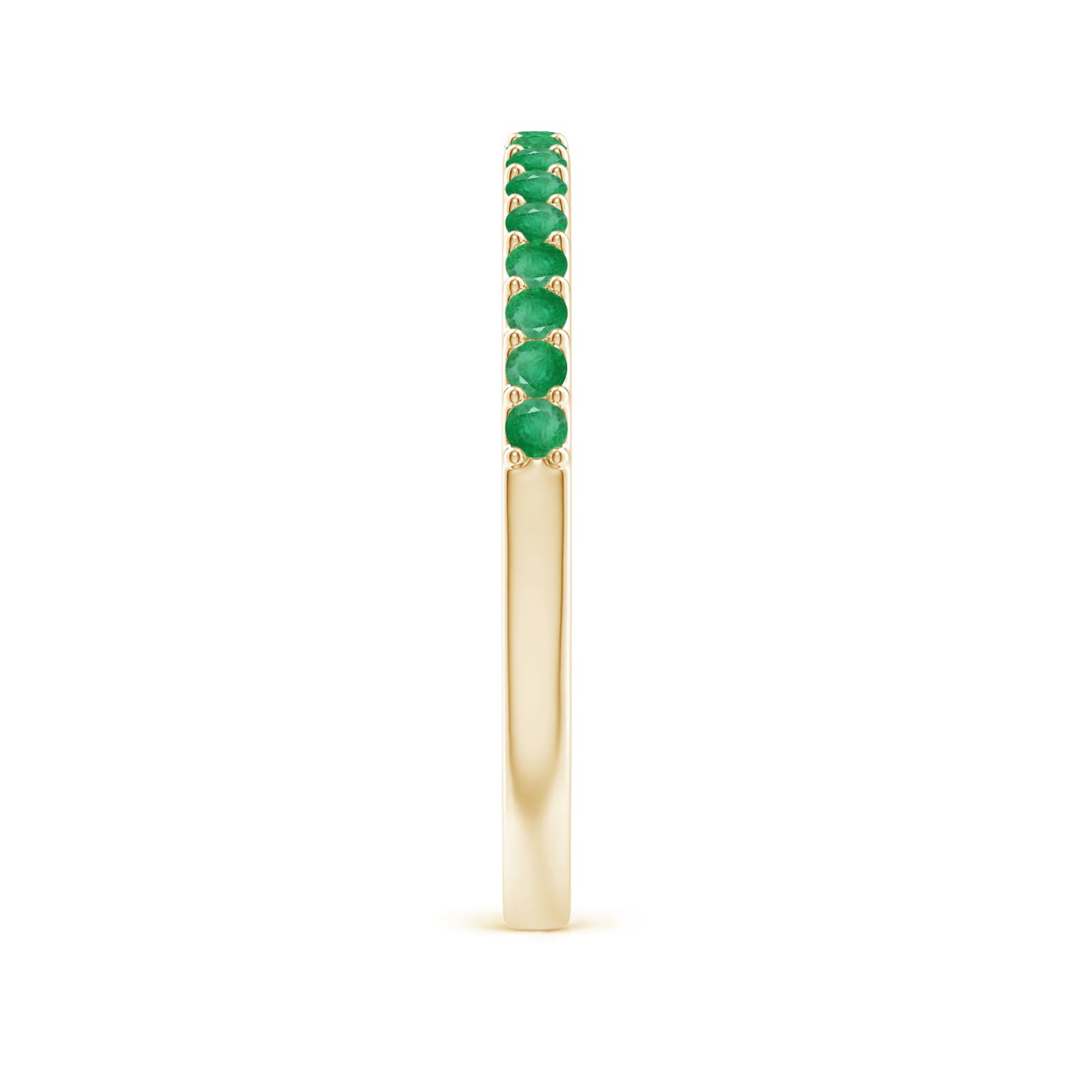 A - Emerald / 0.31 CT / 14 KT Yellow Gold