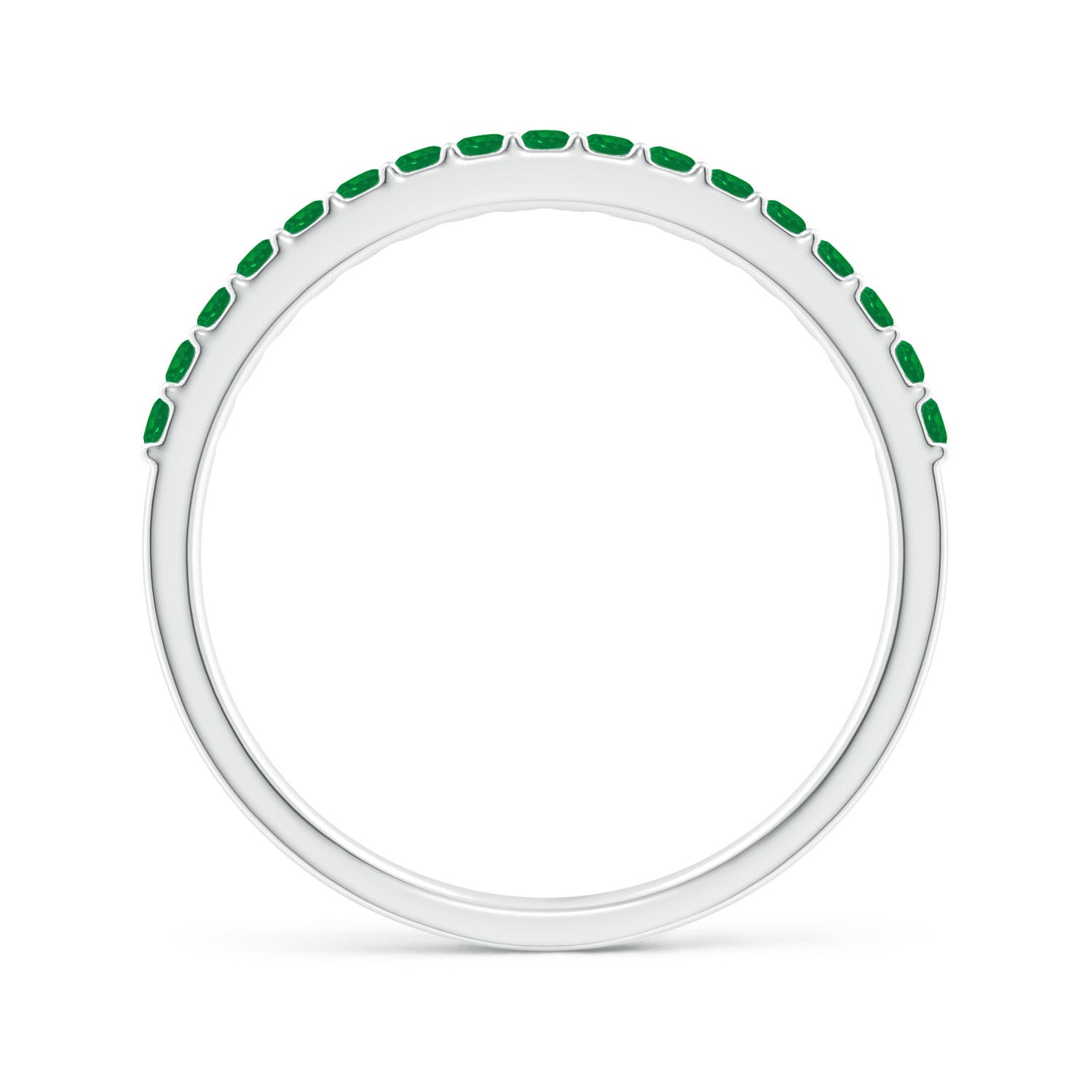 AA - Emerald / 0.31 CT / 14 KT White Gold