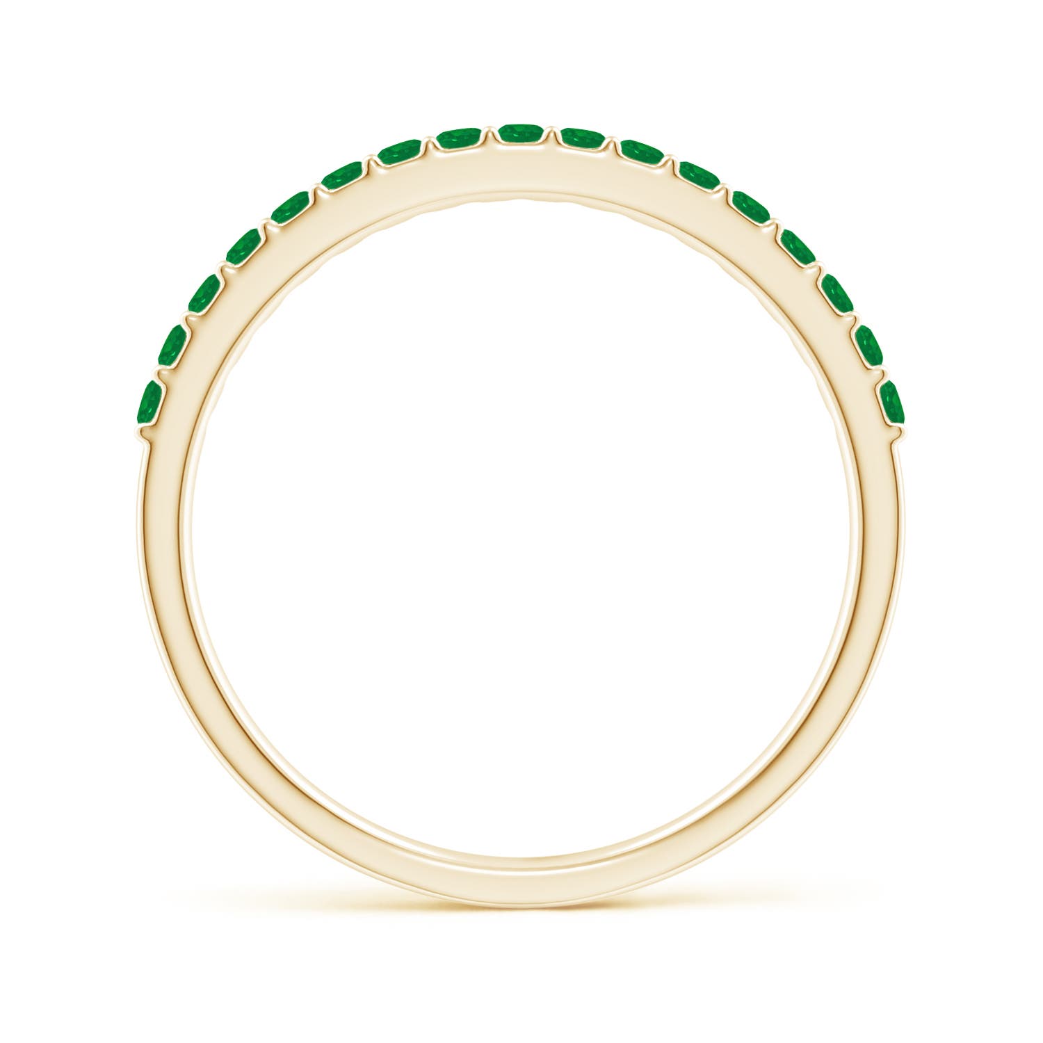 AA - Emerald / 0.31 CT / 14 KT Yellow Gold