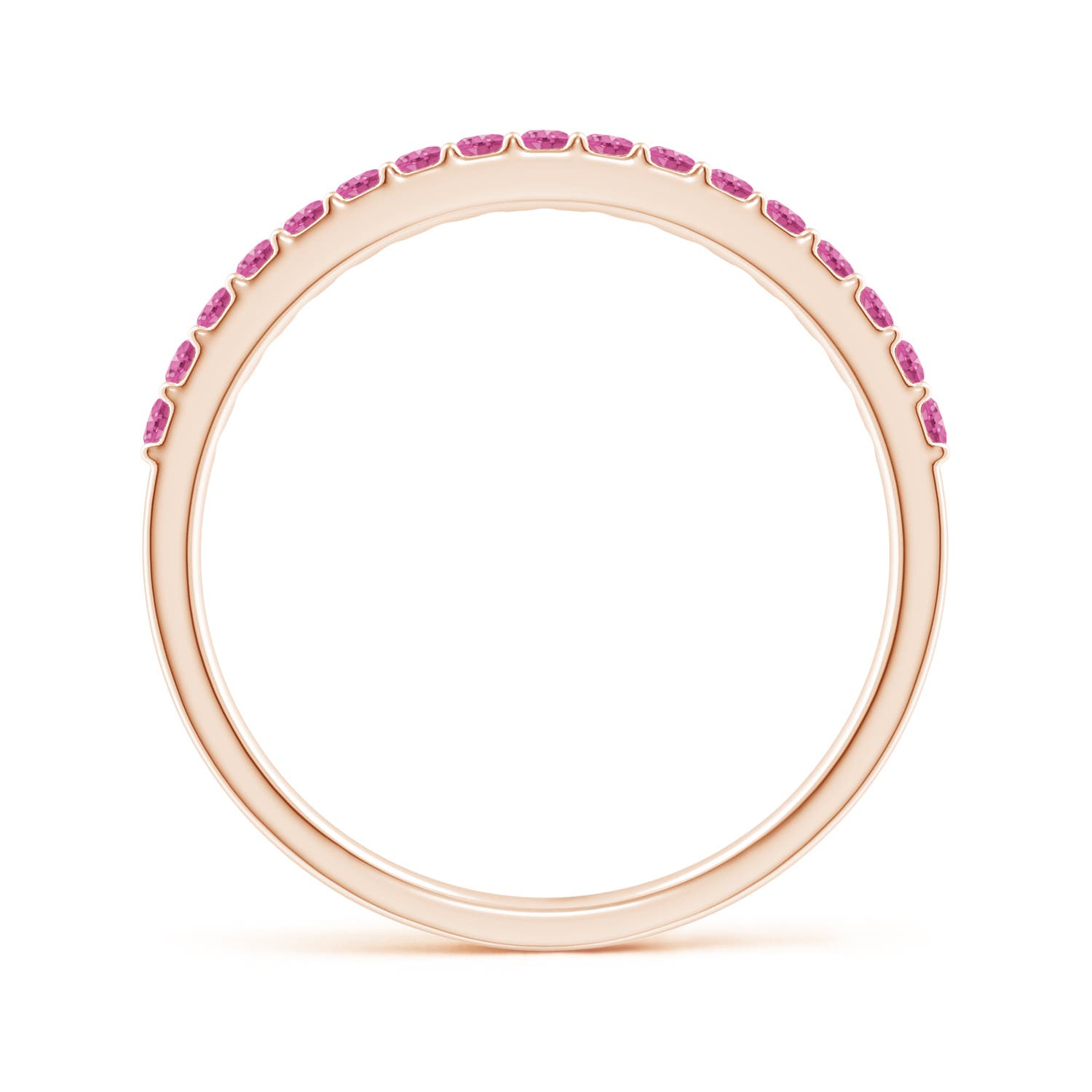 AAA - Pink Sapphire / 0.29 CT / 14 KT Rose Gold