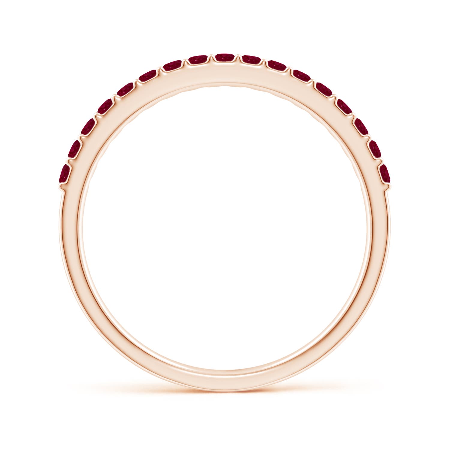 A - Ruby / 0.51 CT / 14 KT Rose Gold