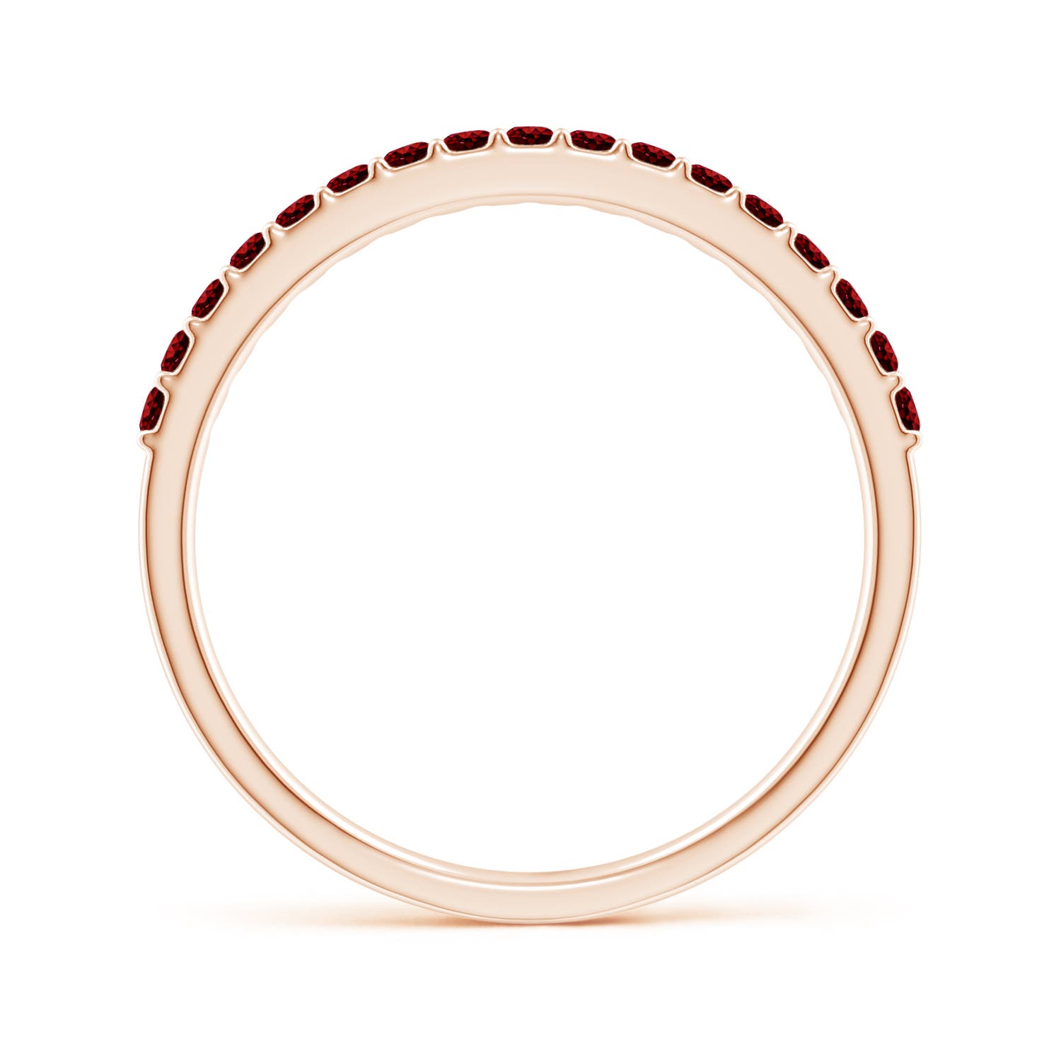 AAAA - Ruby / 0.51 CT / 14 KT Rose Gold