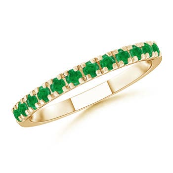 AA - Emerald / 0.59 CT / 14 KT Yellow Gold