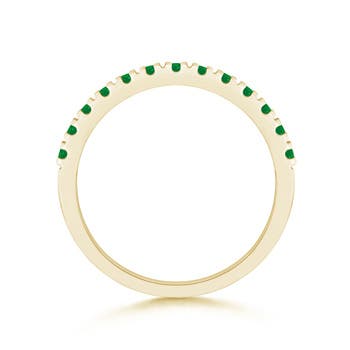 AA - Emerald / 0.59 CT / 14 KT Yellow Gold