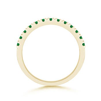 AAA - Emerald / 0.59 CT / 14 KT Yellow Gold