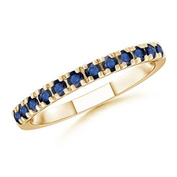 AA - Blue Sapphire / 0.65 CT / 14 KT Yellow Gold