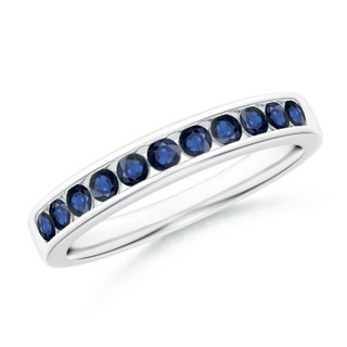 Round AA Blue Sapphire