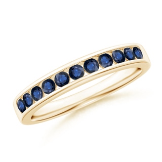 Round AA Blue Sapphire