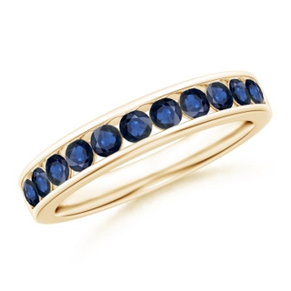 Round AA Blue Sapphire