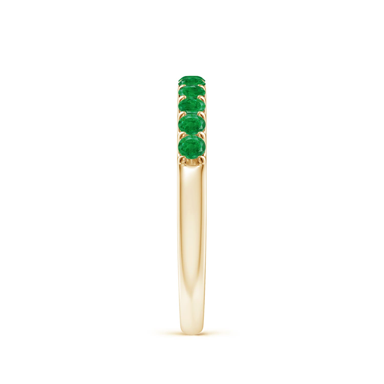 AA - Emerald / 0.42 CT / 14 KT Yellow Gold