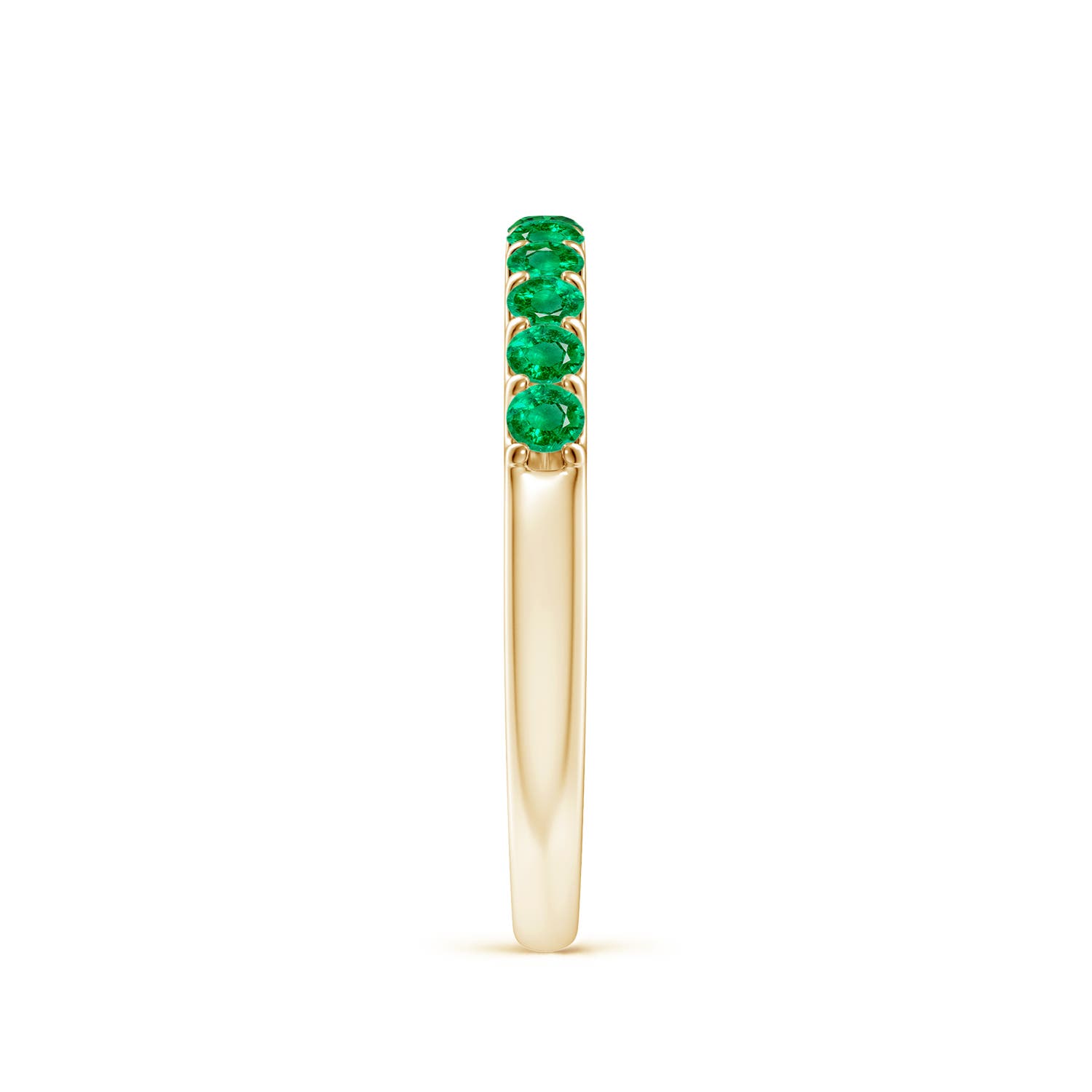 AAA - Emerald / 0.42 CT / 14 KT Yellow Gold