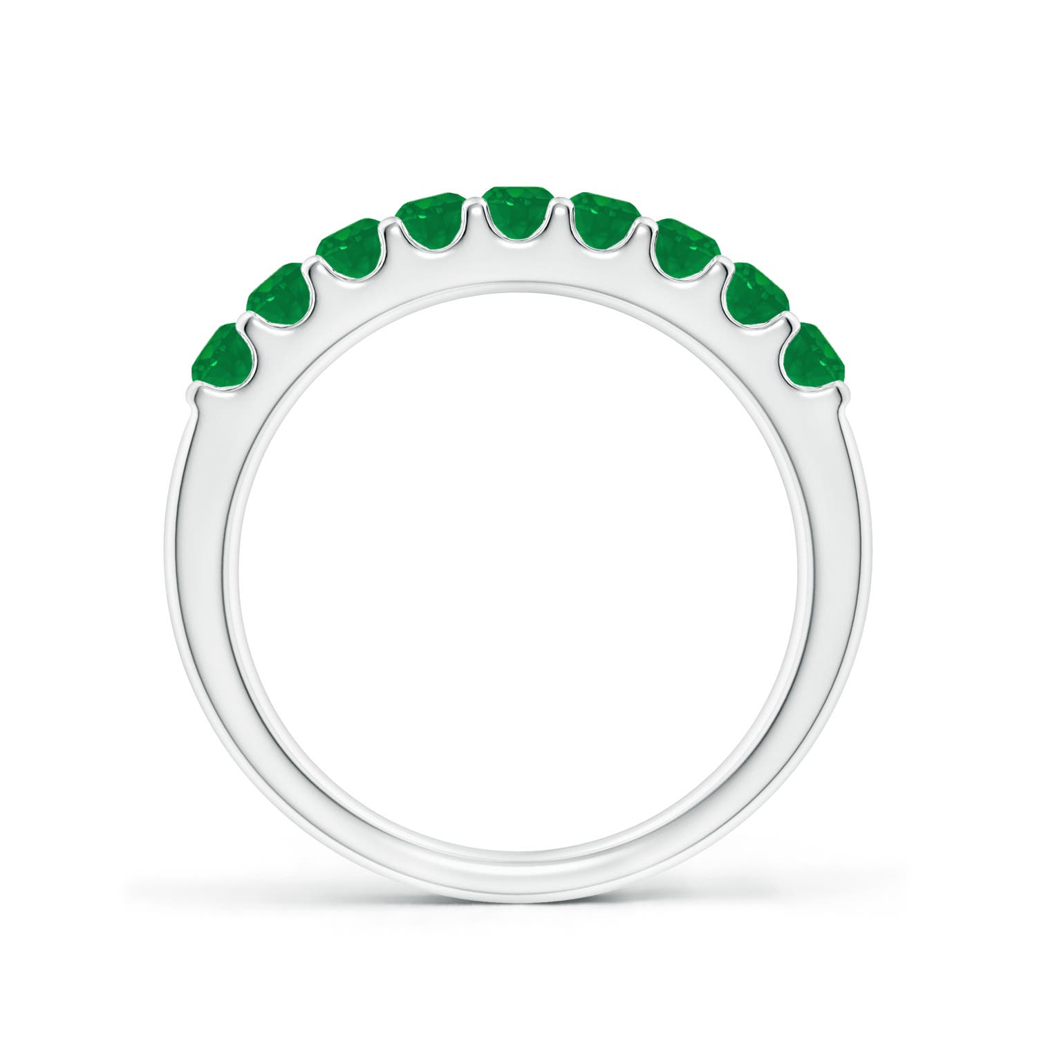 AA - Emerald / 0.57 CT / 14 KT White Gold