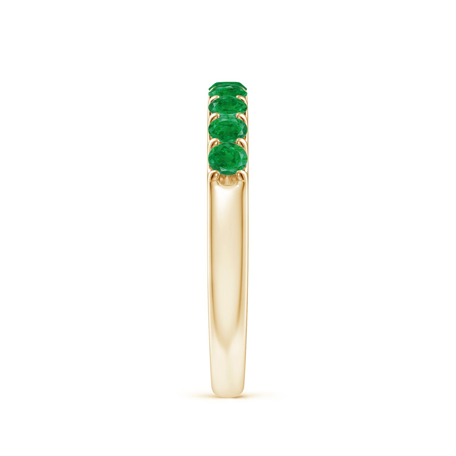 AA - Emerald / 0.57 CT / 14 KT Yellow Gold