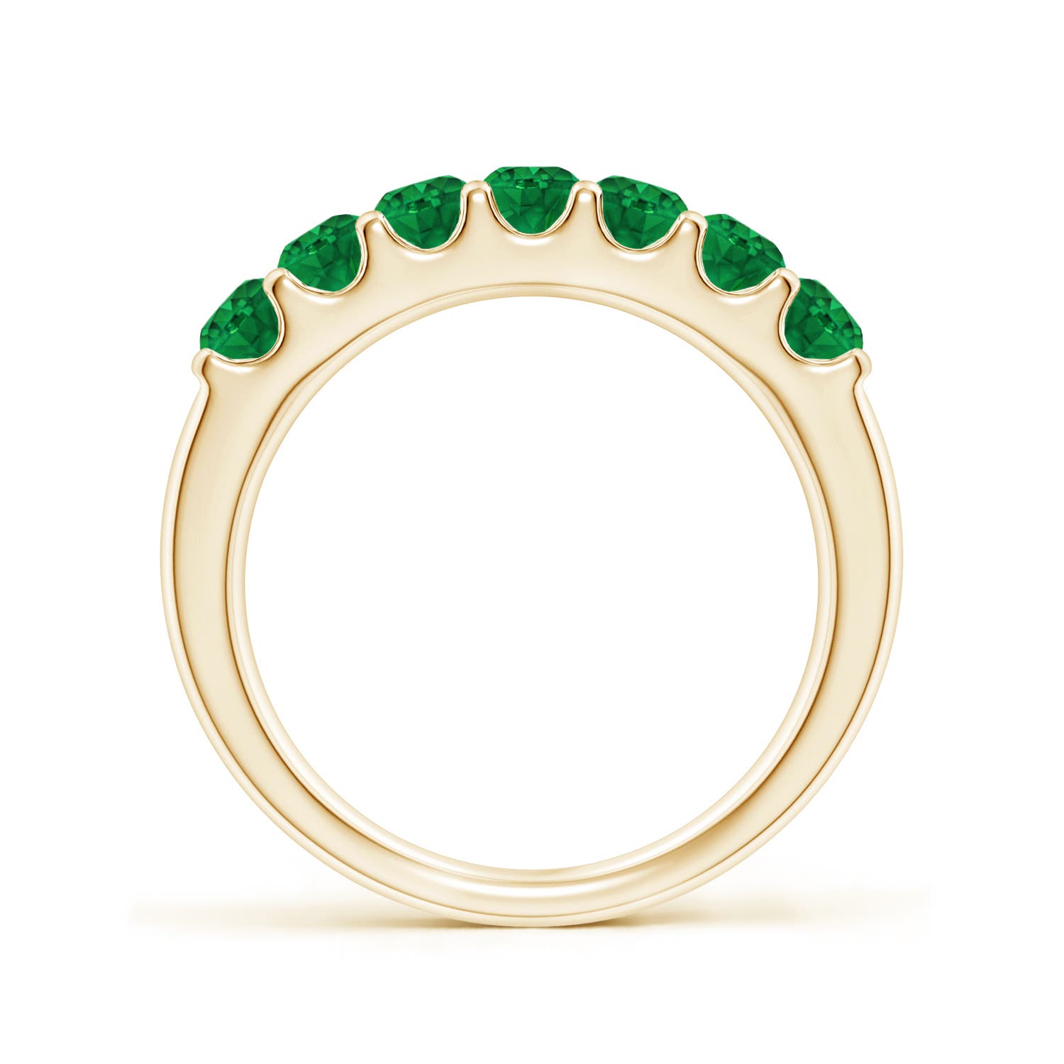 AAA - Emerald / 0.77 CT / 14 KT Yellow Gold