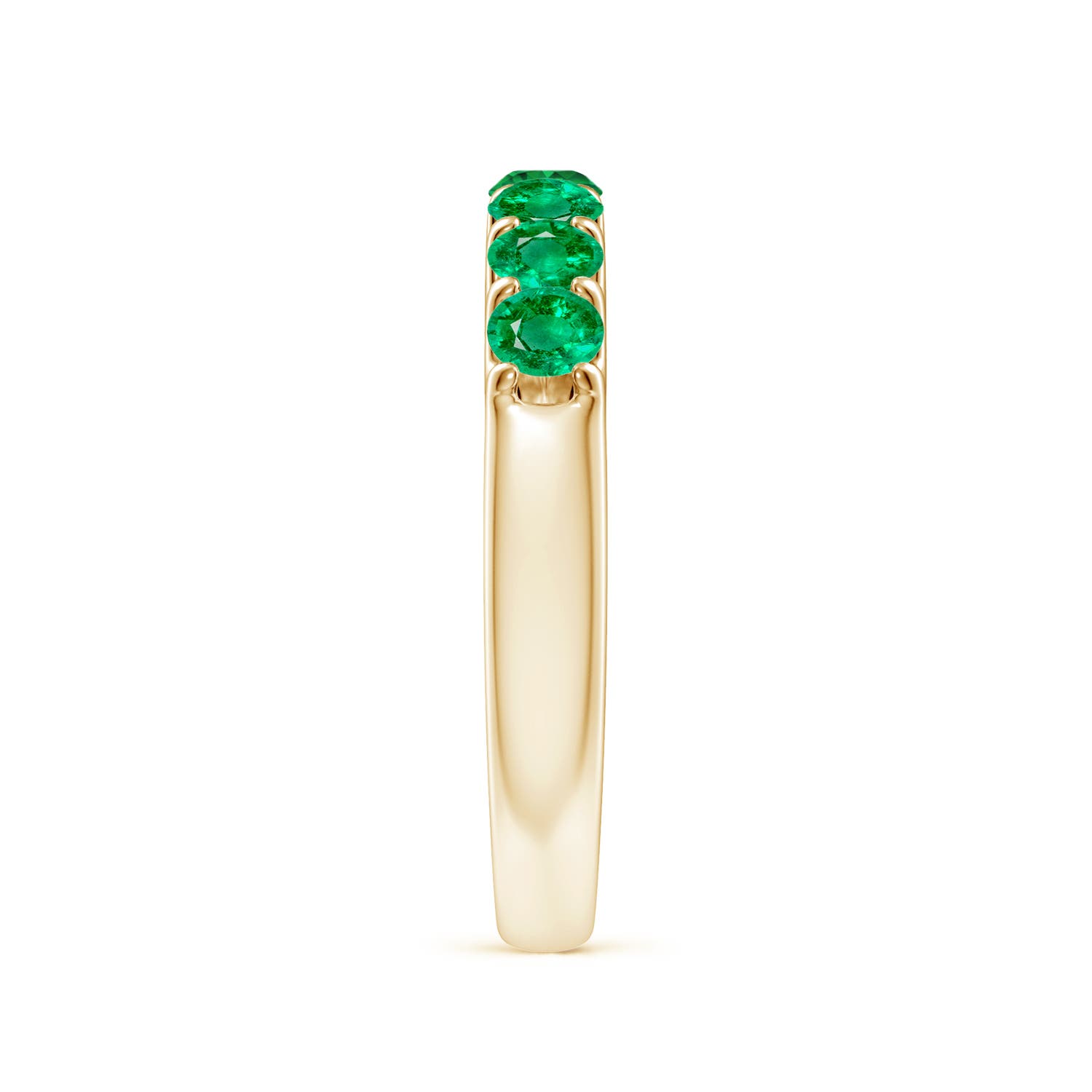 AAA - Emerald / 0.77 CT / 14 KT Yellow Gold