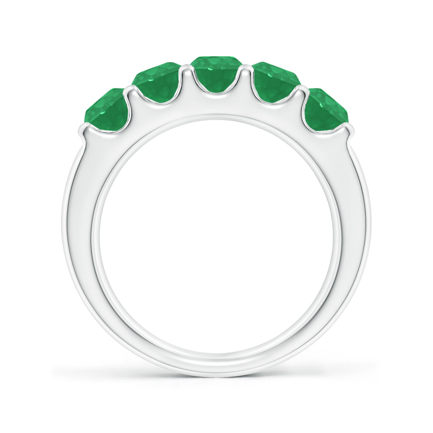 A - Emerald / 1.35 CT / 14 KT White Gold