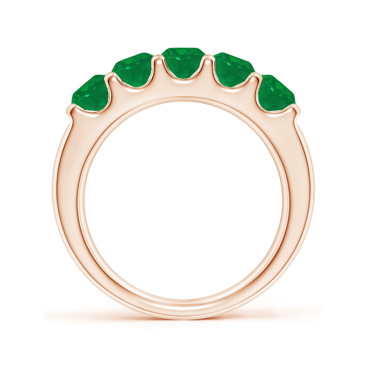 AA - Emerald / 1.35 CT / 14 KT Rose Gold