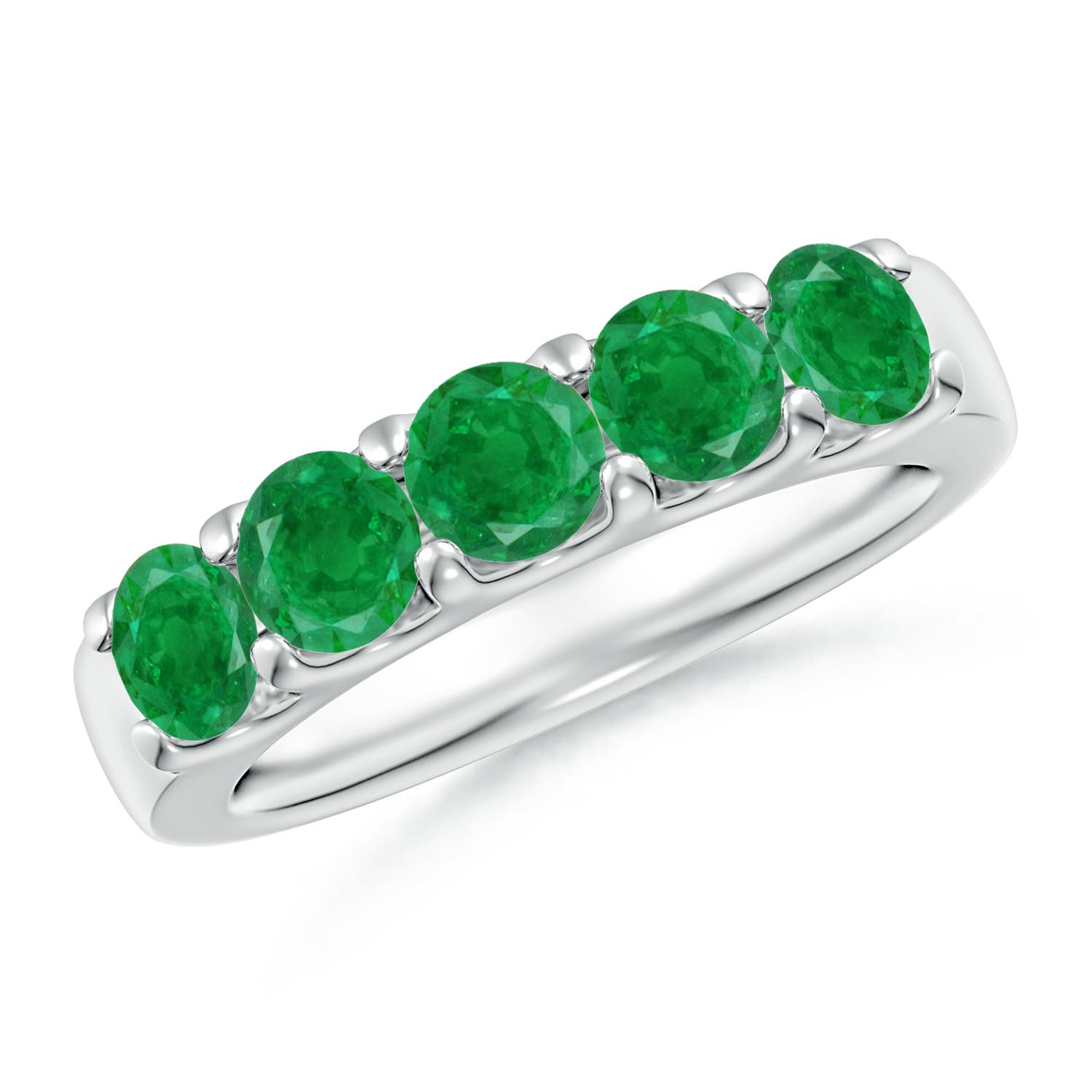 AA - Emerald / 1.35 CT / 14 KT White Gold