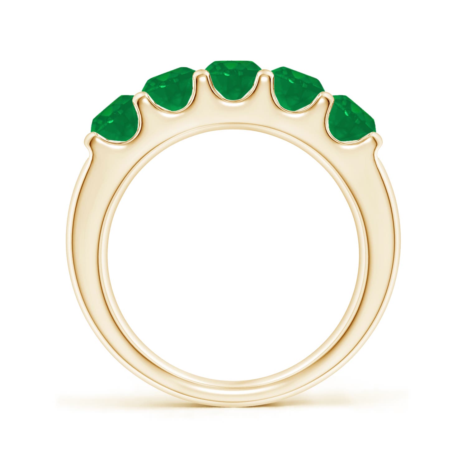 AA - Emerald / 1.35 CT / 14 KT Yellow Gold